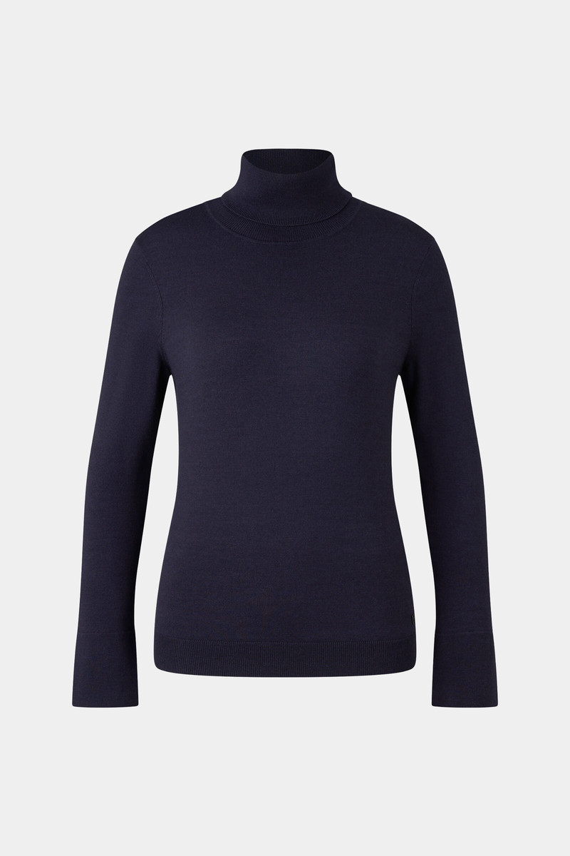 Vinny turtleneck pullover in Navy blue 1