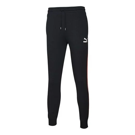 PUMA Sport Track Pants 'Black White' 598136-01 - 1