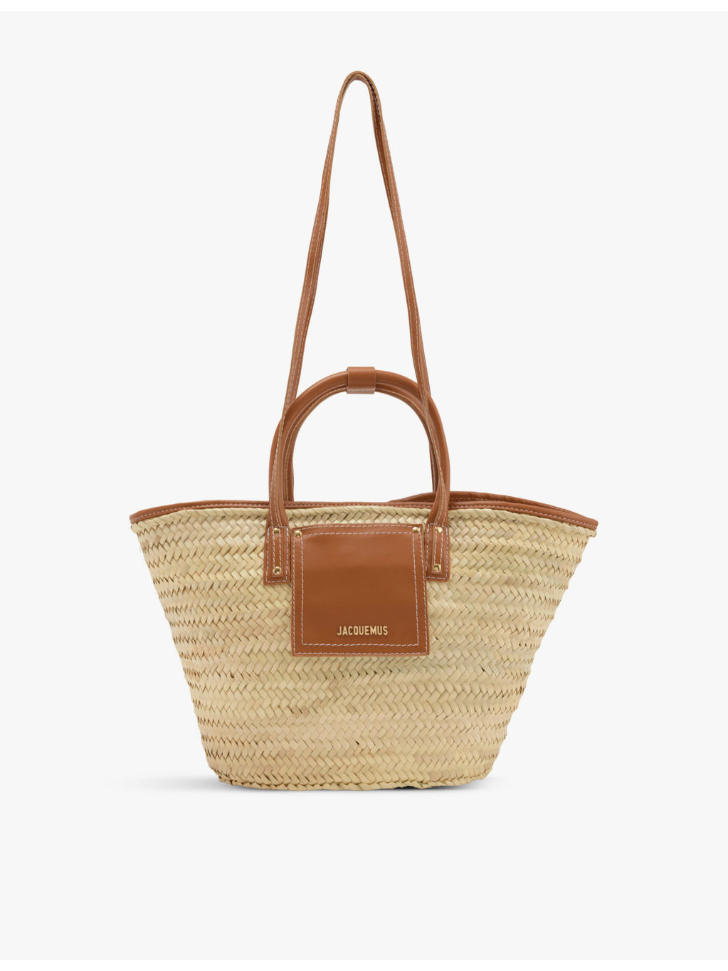 Le Panier Soleil palm-leaf tote bag - 1