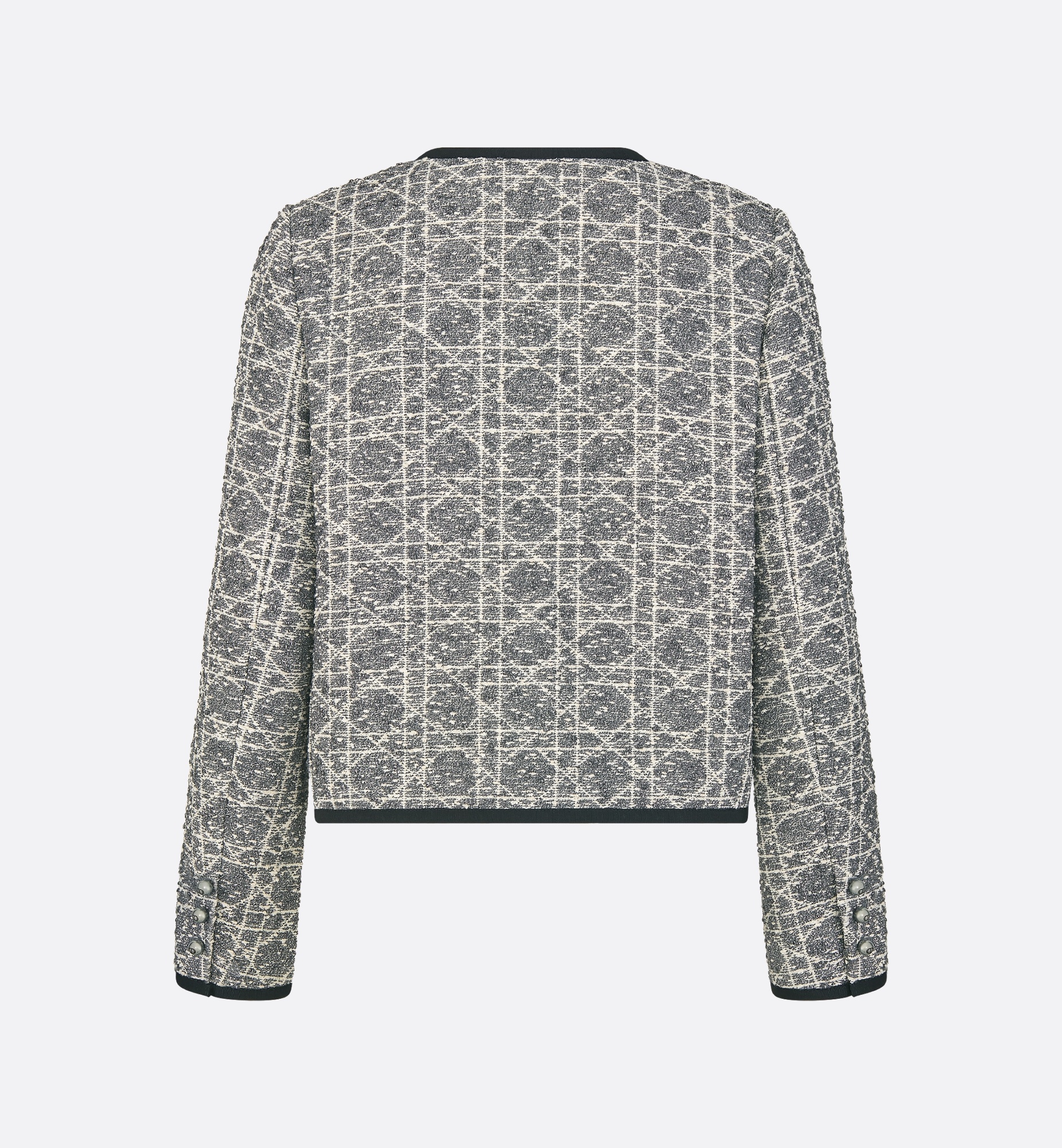 Macrocannage Cropped Jacket - 2