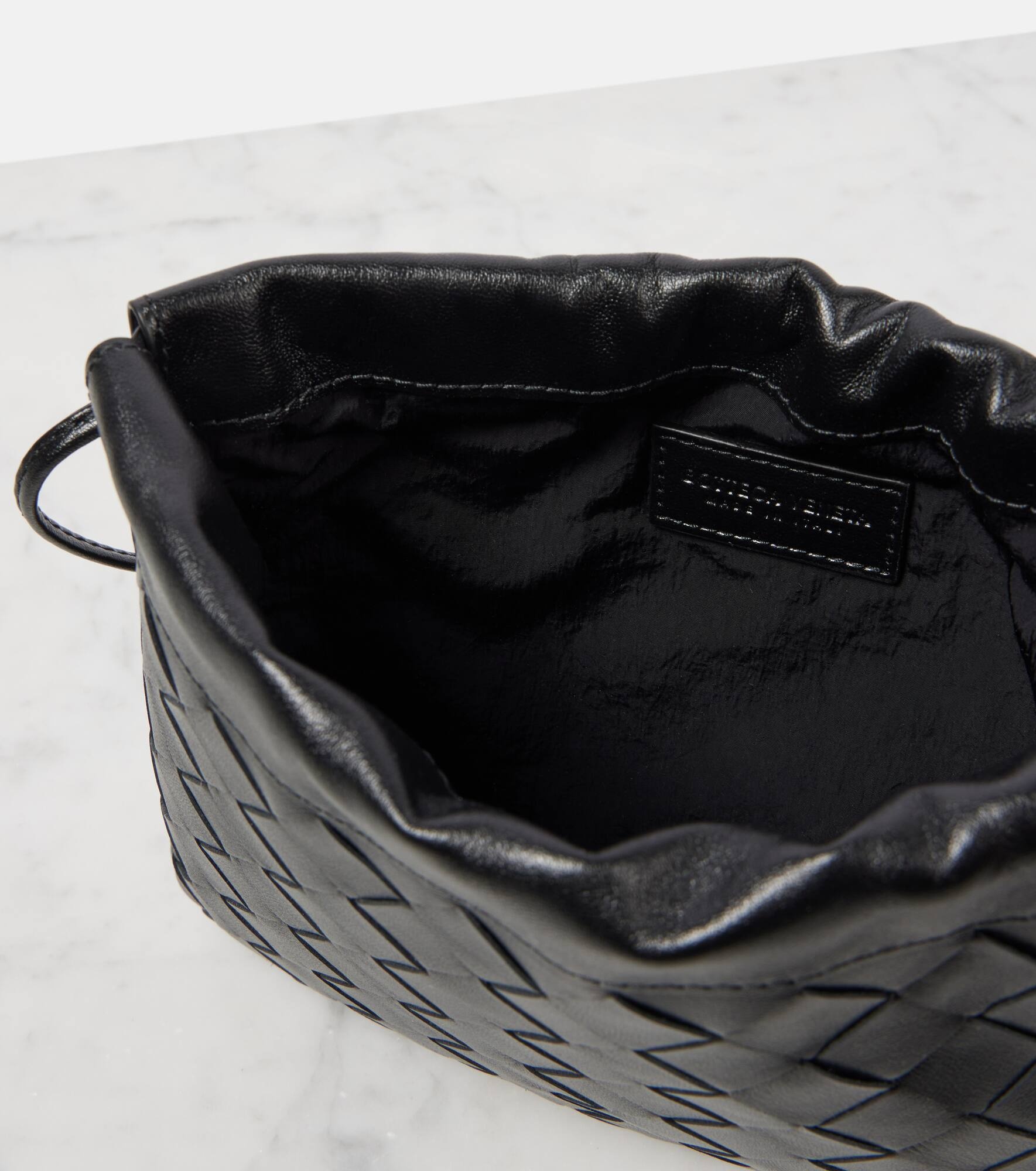 Small Intrecciato leather pouch - 3