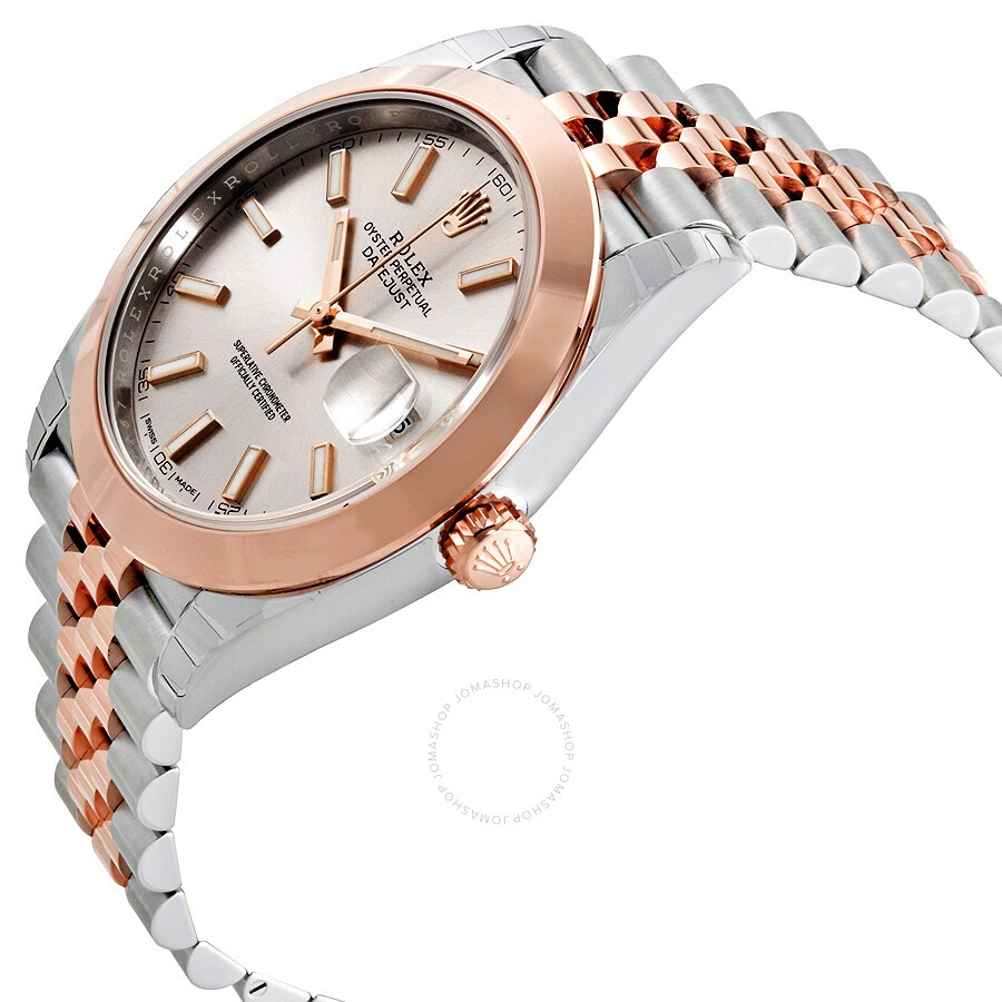 Rolex Datejust 41 Sundust Dial Steel and 18K Everose Gold Automatic Men's Watch 126301SNSJ - 2