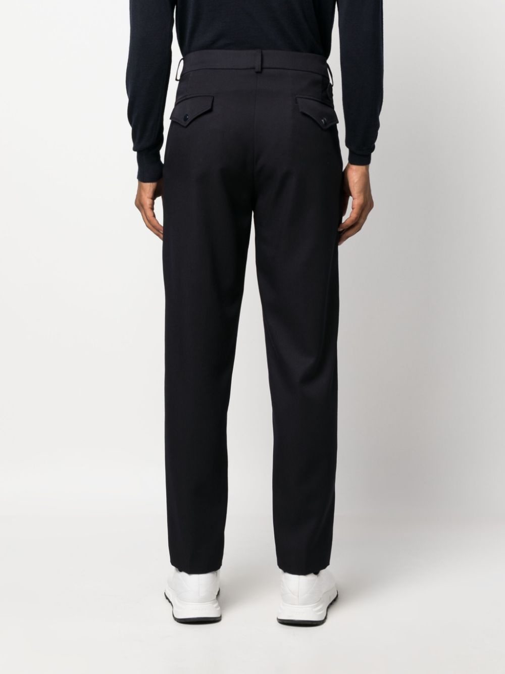 straight-leg virgin-wool trousers - 4