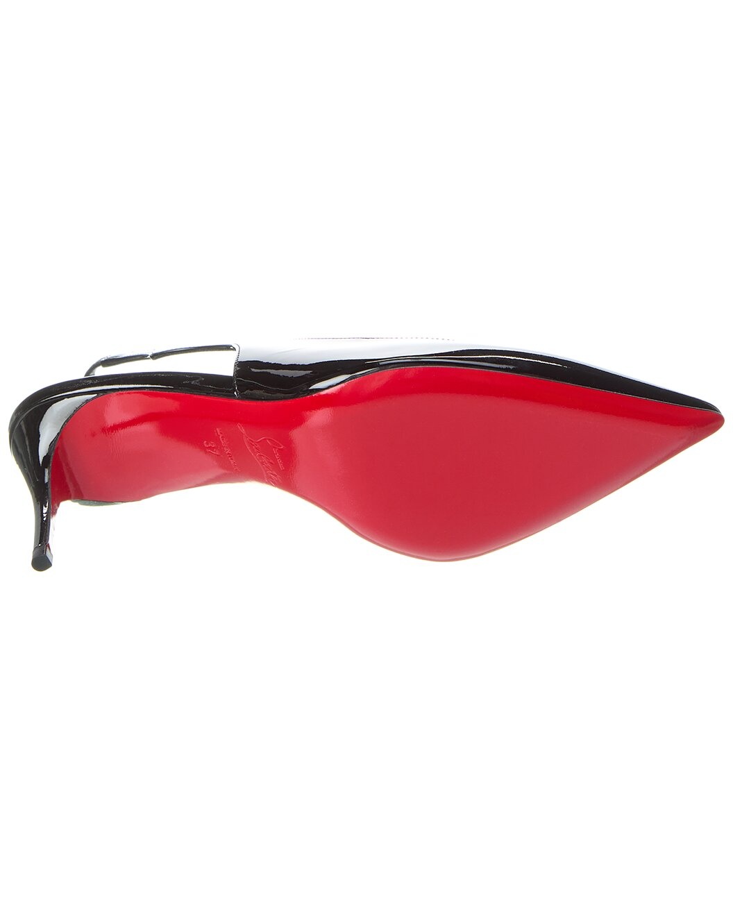 Christian Louboutin Hot Chick Sling 70 Patent Slingback Pump - 4