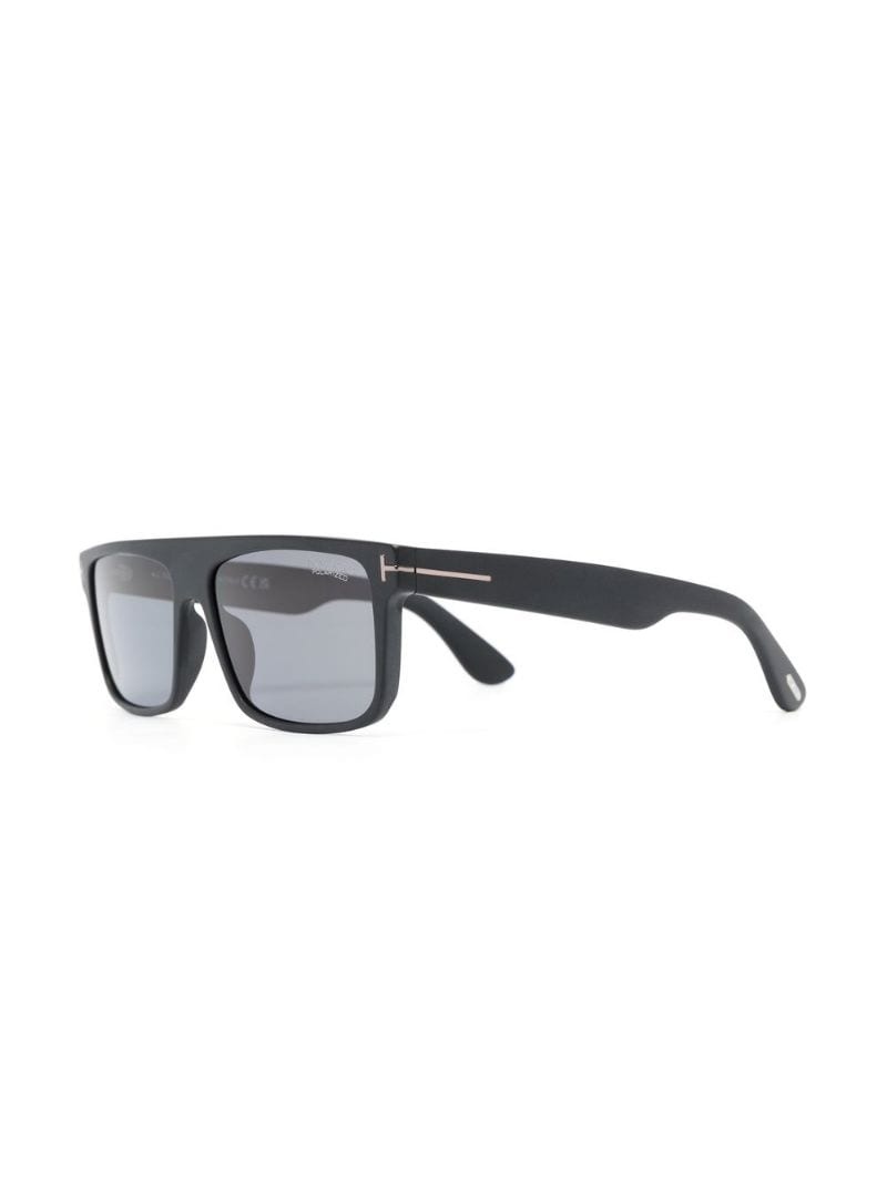 tinted straight-arm sunglasses - 2