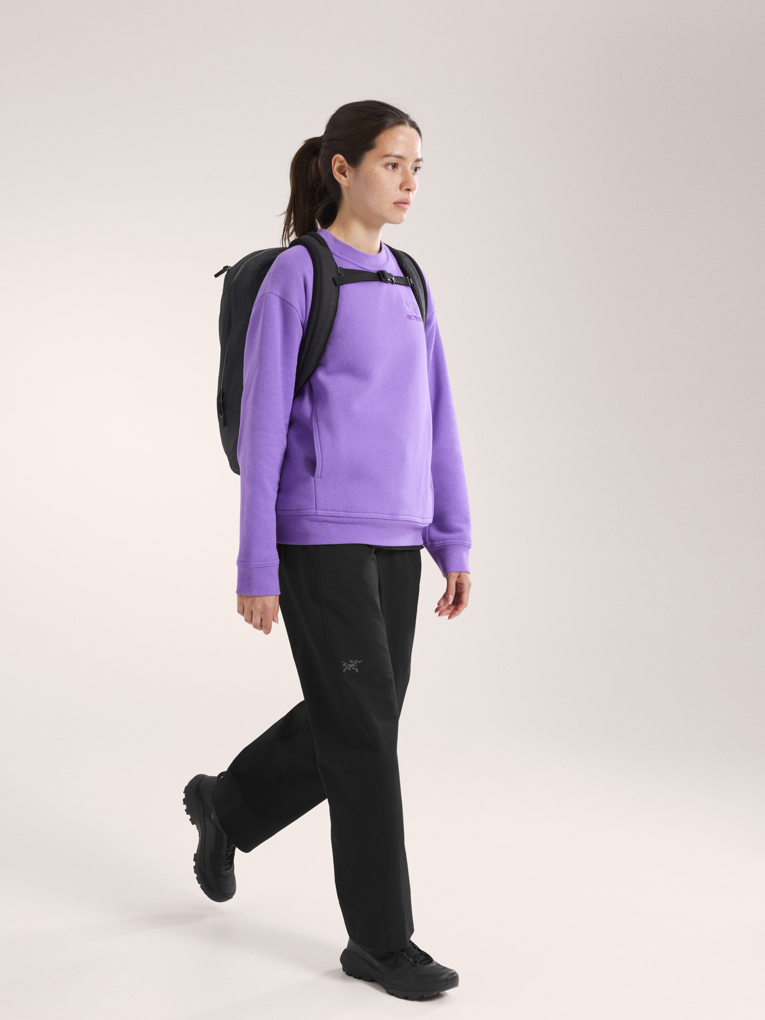 Emblem Fleece Crew Neck Pullover - 4
