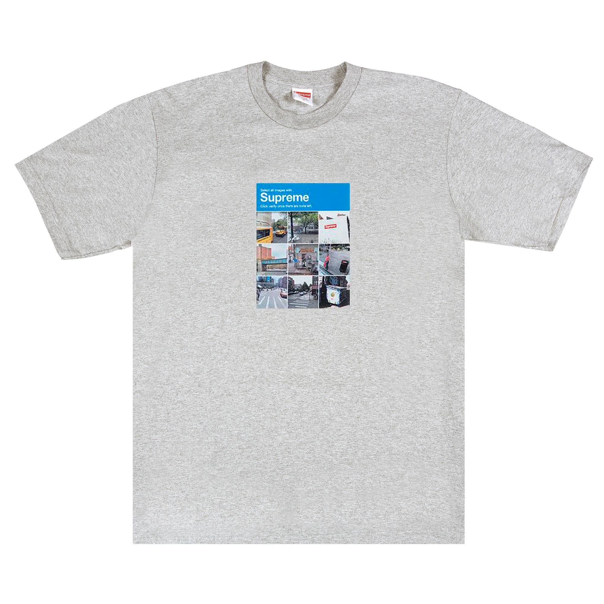 Supreme Verify Tee 'Heather Grey' - 1