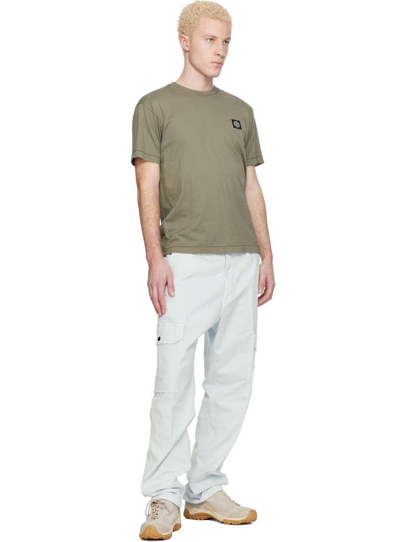 Stone Island Khaki 2100027 60/2 Cotton Jersey T-shirt outlook