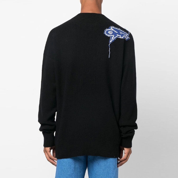 Off-White Arrows Intarsia Wool Jumper OMHE125F22KNI0021045 - 5