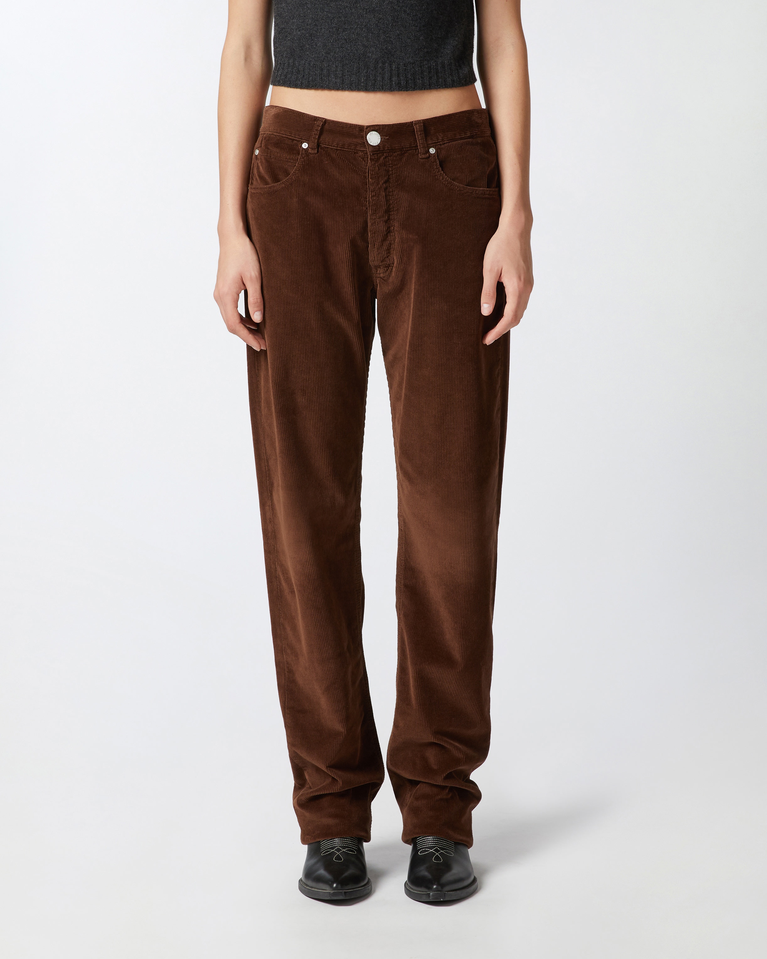 LOOSE-FIT CORDUROY TROUSERS - 3