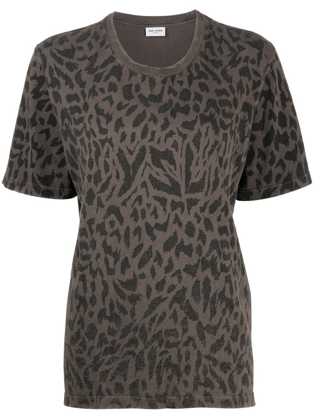 animal-print T-shirt - 1