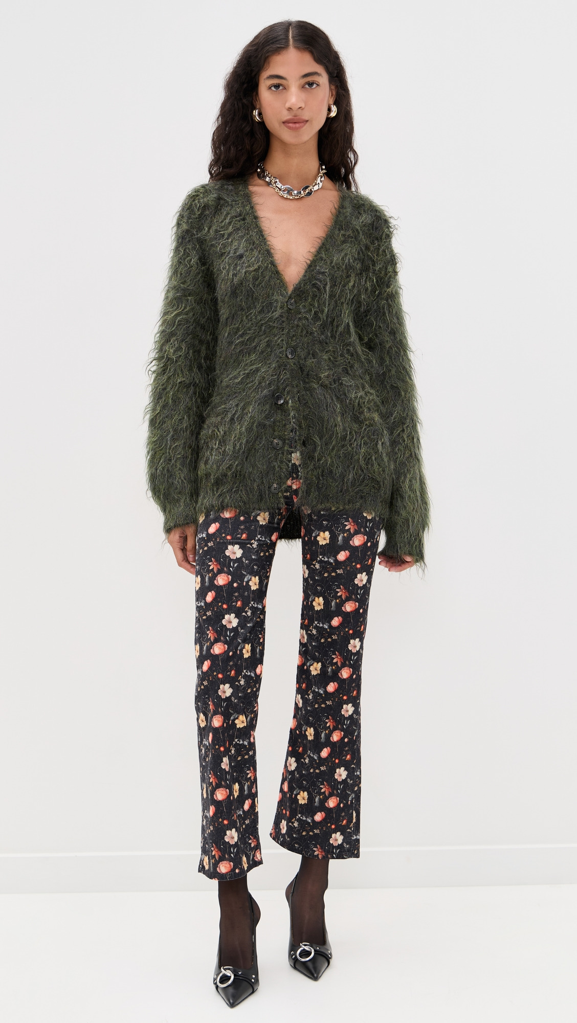 Joan Kick Flare Velvet Jeans - 4