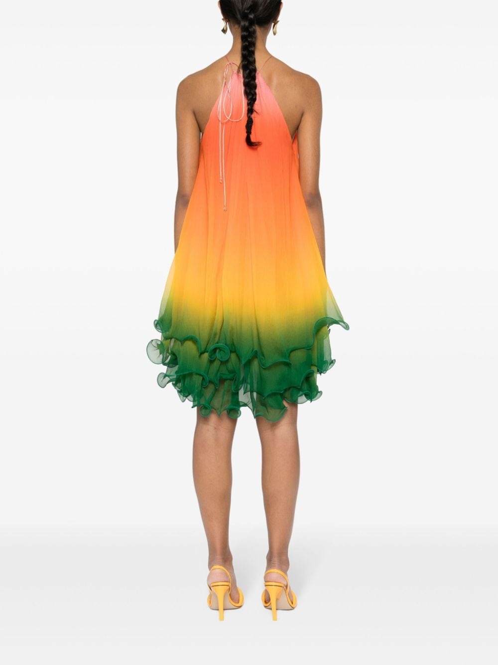 Rainbow Gradient midi dress - 4