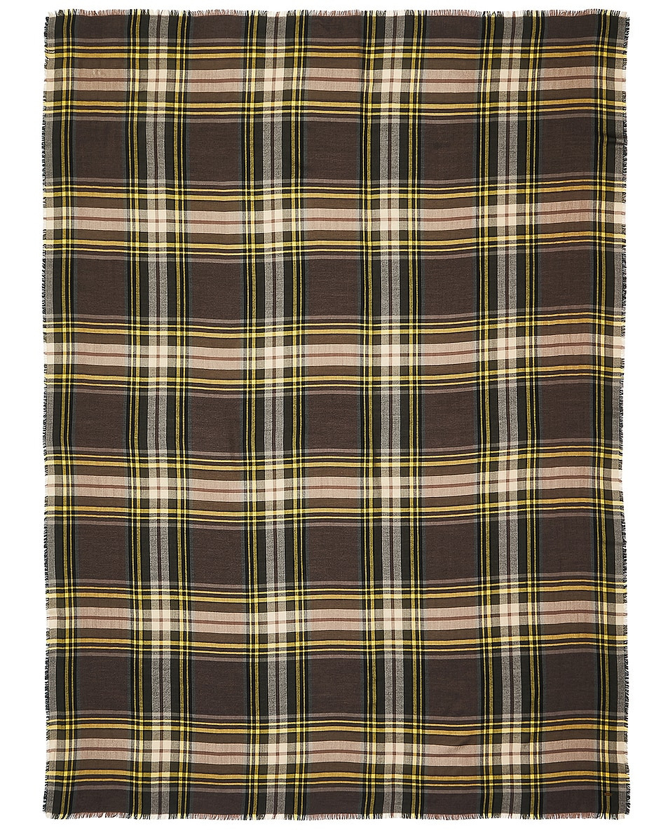 Large Fringed Scarf - 2