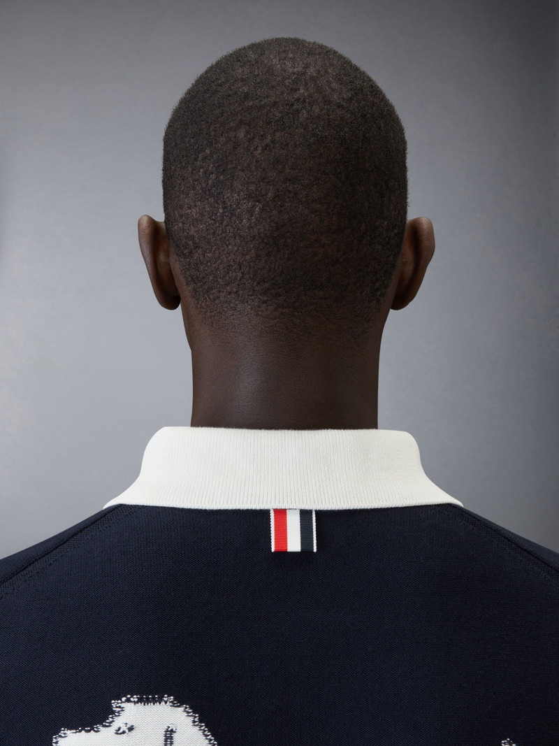 Cotton 4-Bar Relaxed Fit Hector Polo 5