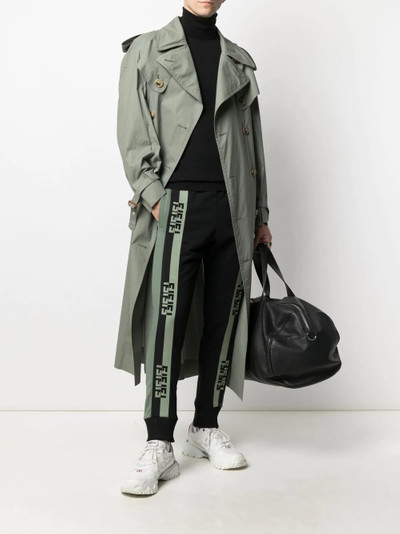 FENDI FF stripe panelled track pants outlook