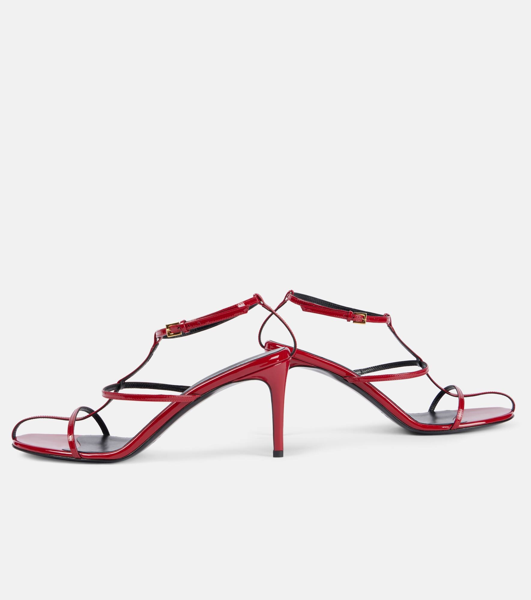 Cage 75 patent leather sandals - 5