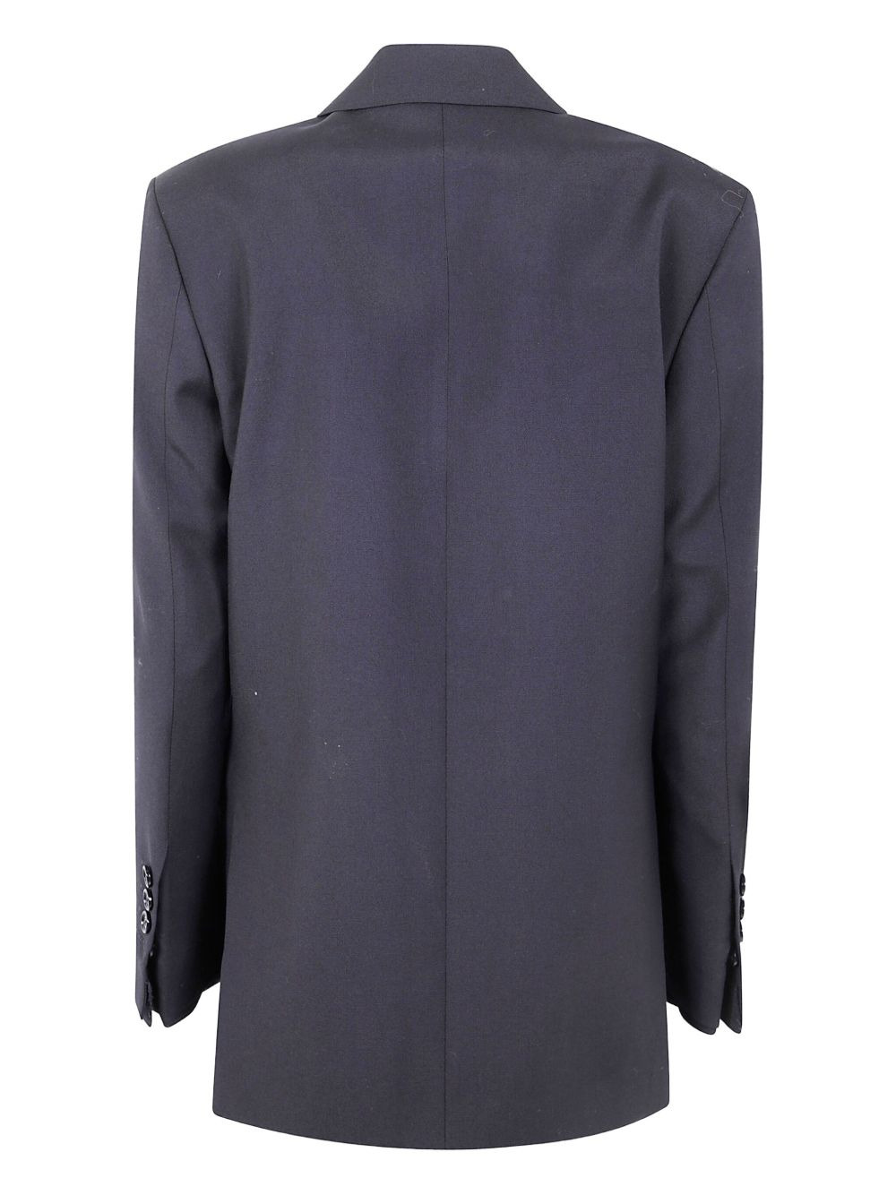 single-button tie-detail blazer - 2