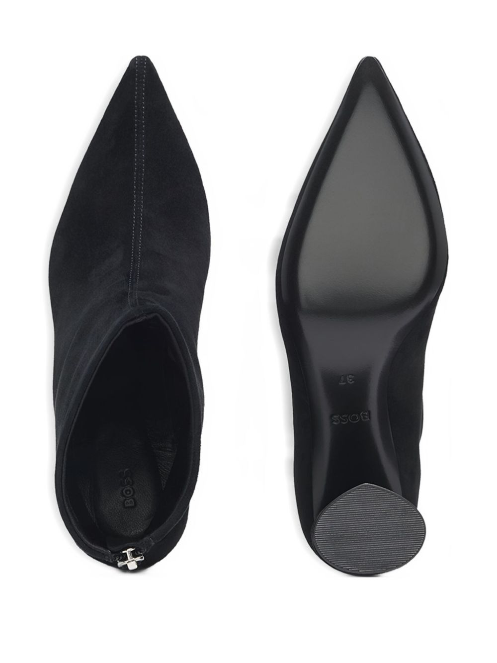 pointed block-heel boots - 4