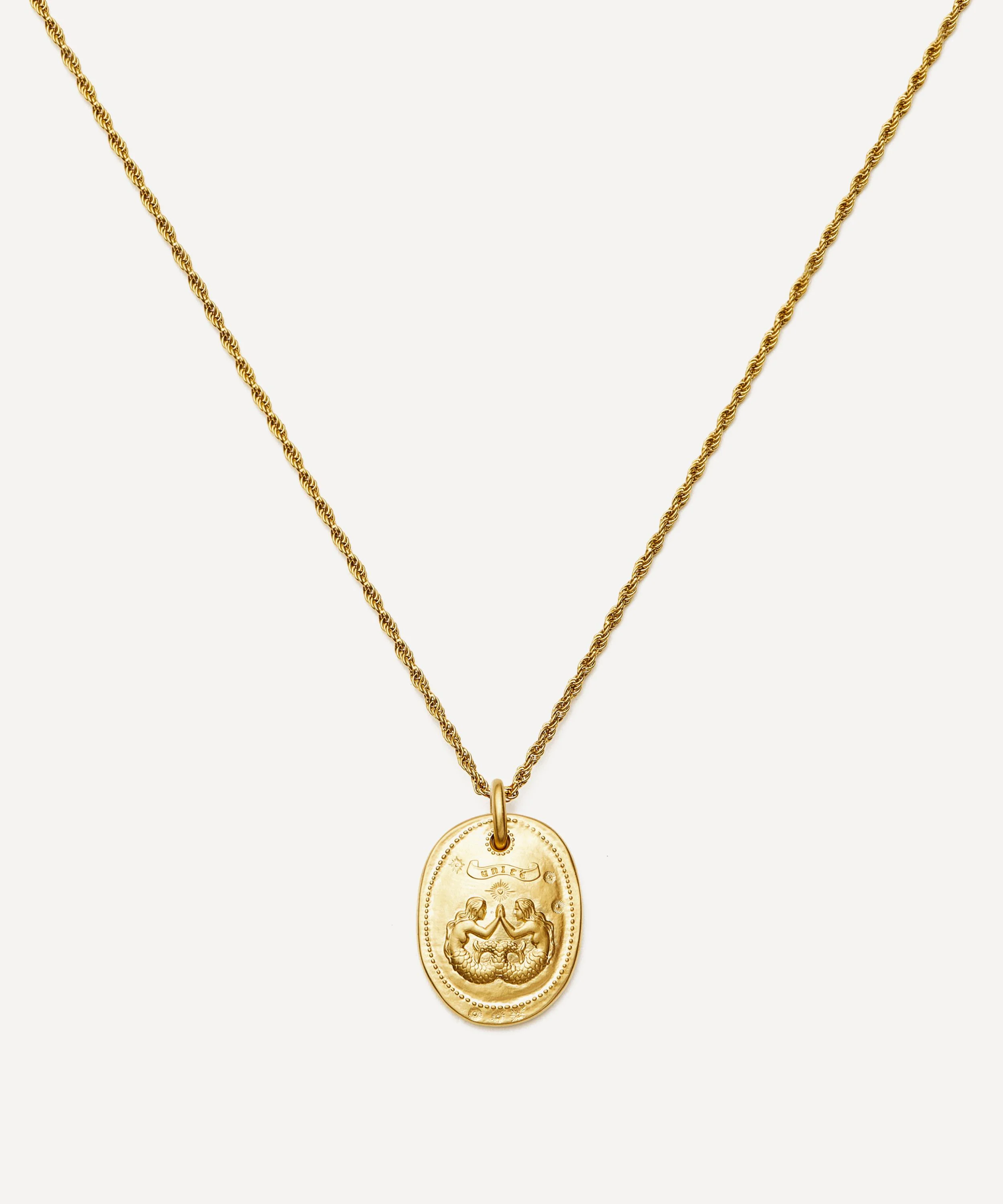 18ct Gold Plated Friendship Talisman Necklace - 1