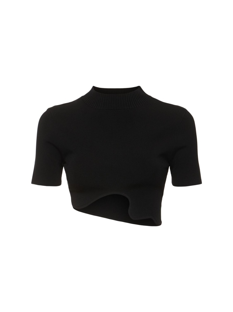 Maparadita ribbed viscose crop top - 1