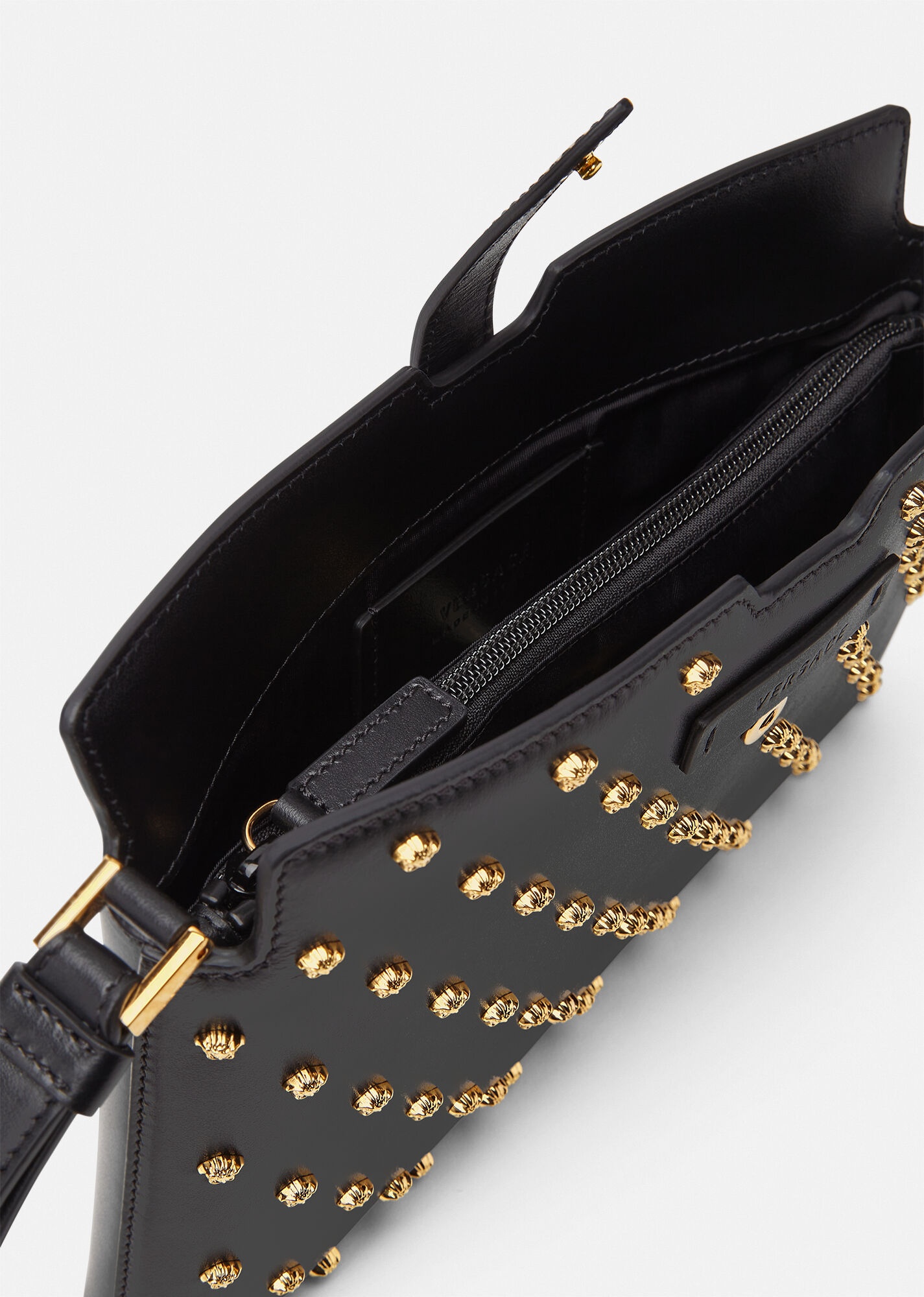 Medusa Stud Leather Pouch - 3