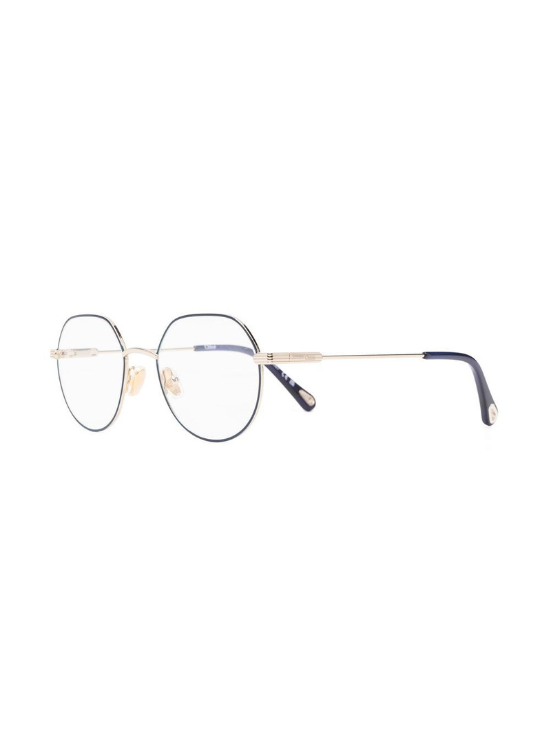Chloé Benjamine round-frame glasses outlook