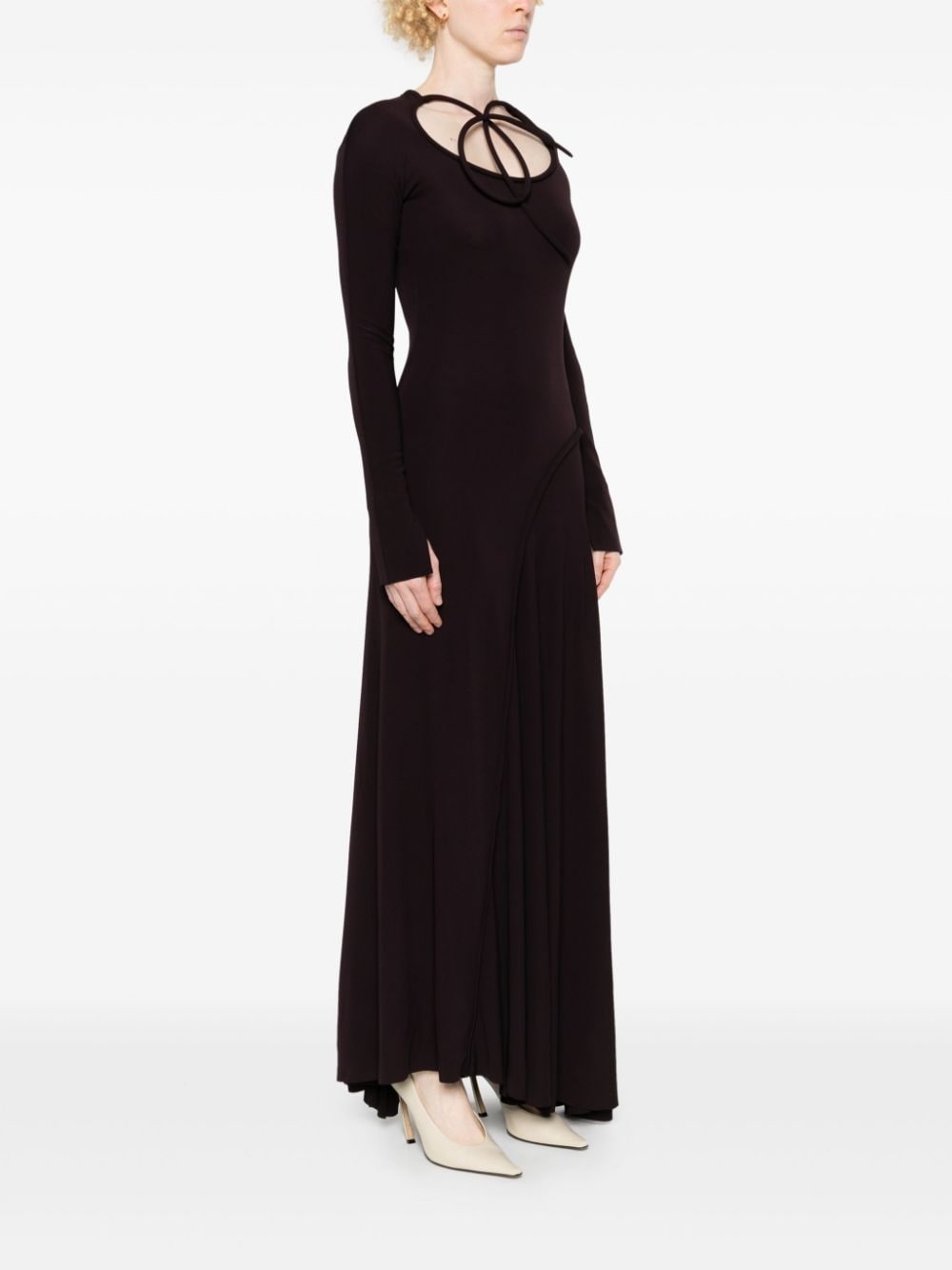 panelled dress - 3