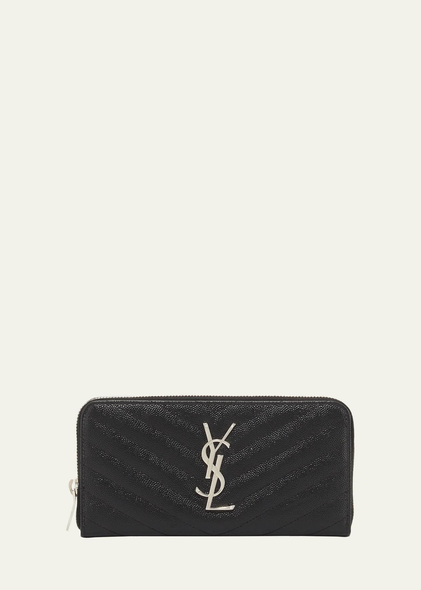 Monogramme Grain de Poudre Zip-Around Wallet - 1