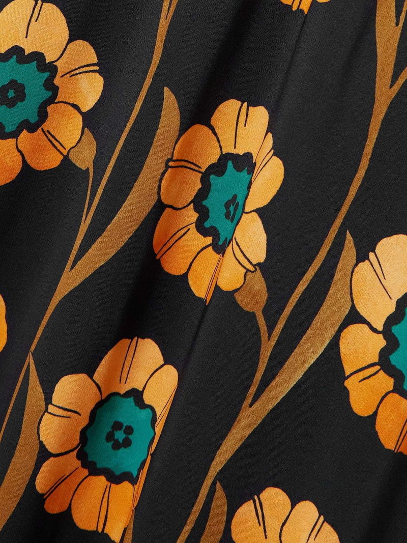 Swing floral-print crepe maxi dress 4