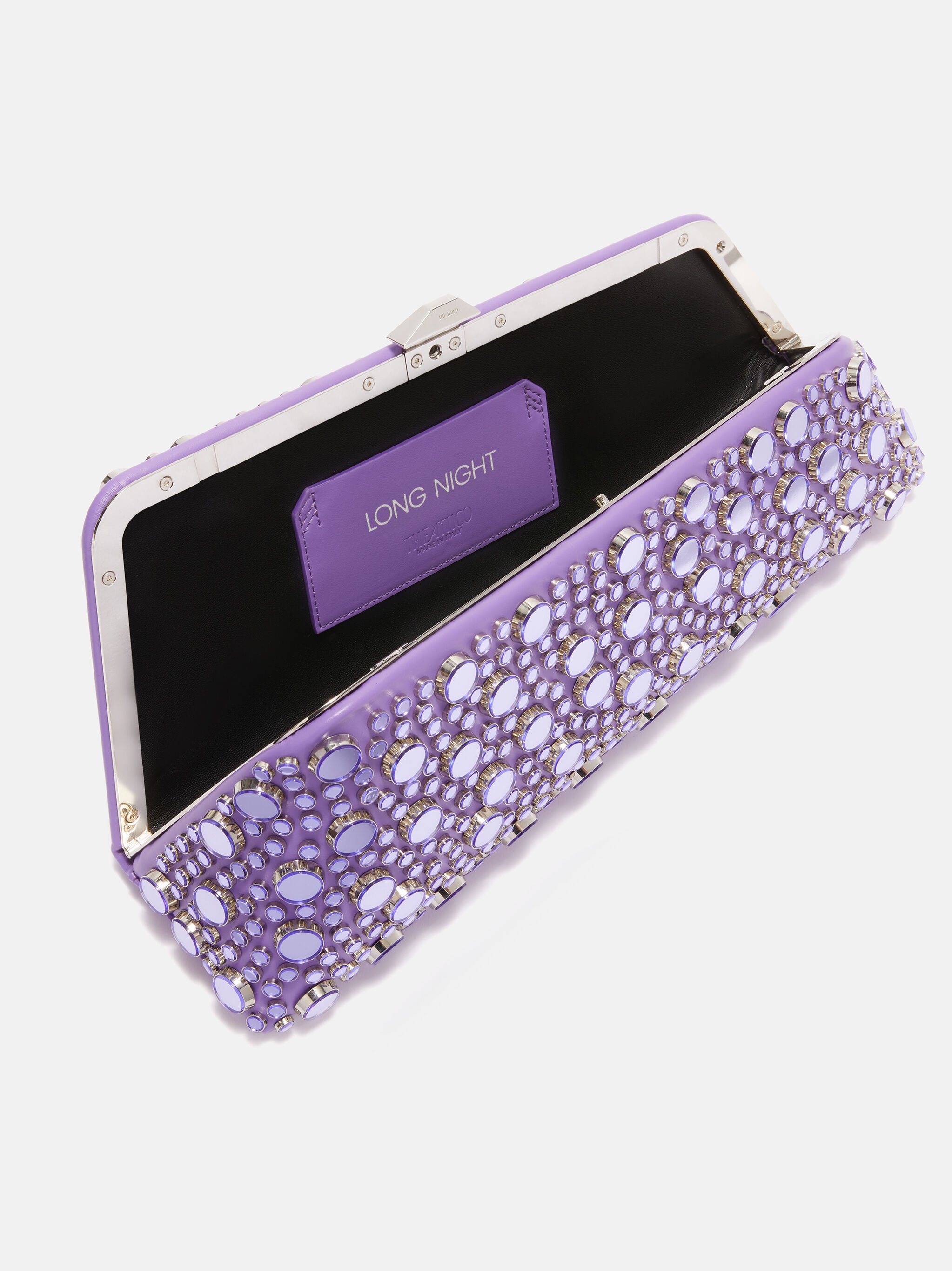 ''LONG NIGHT'' MAUVE MAXI CLUTCH - 5
