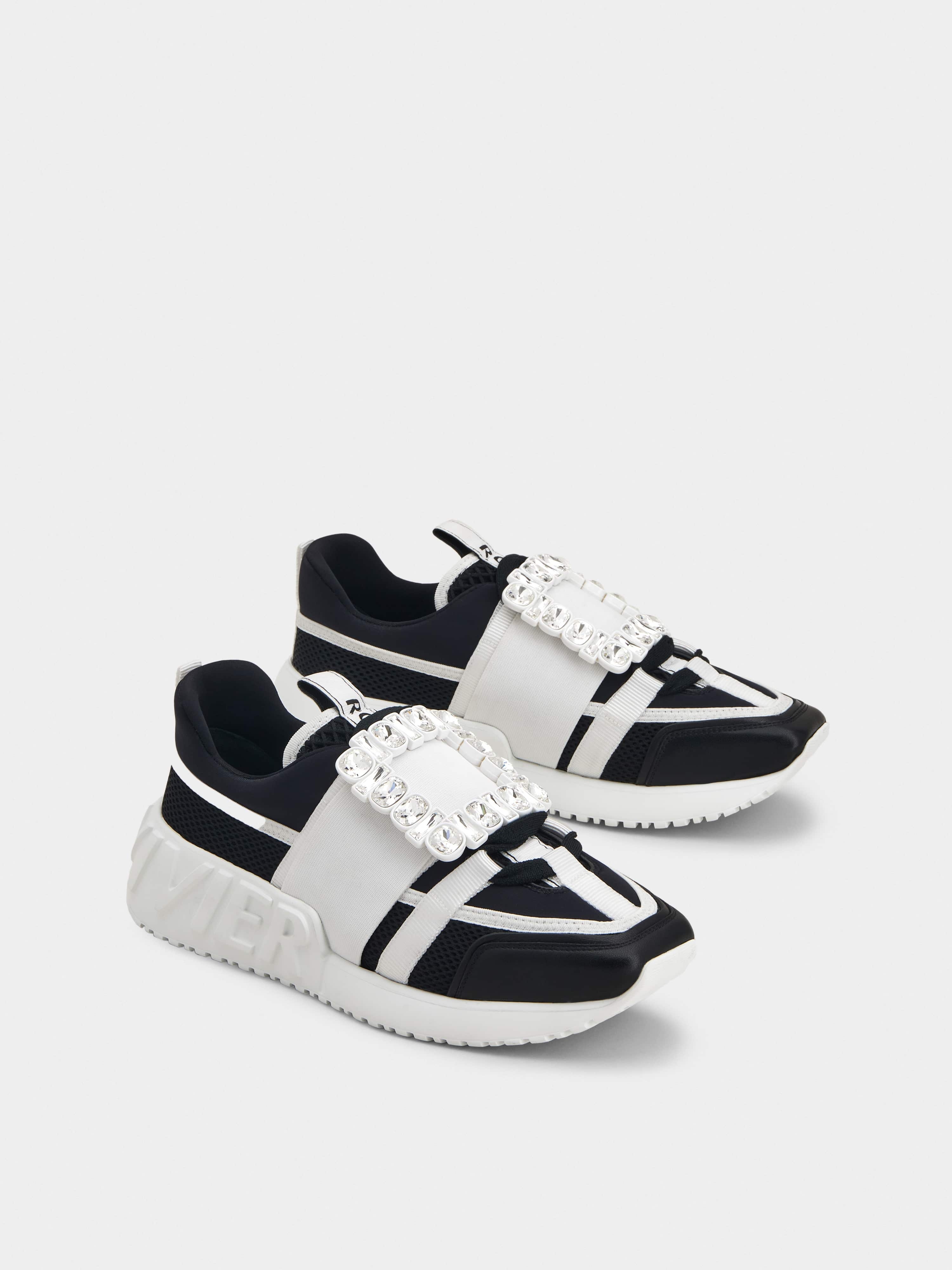 Viv' Go Rhinestone Buckle Sneakers in Technical Fabrics - 2