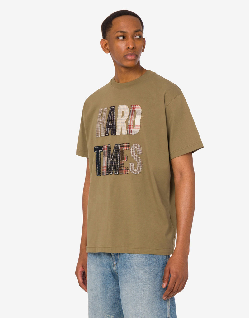 Moschino EMBROIDERED ORGANIC COTTON JERSEY T-SHIRT outlook