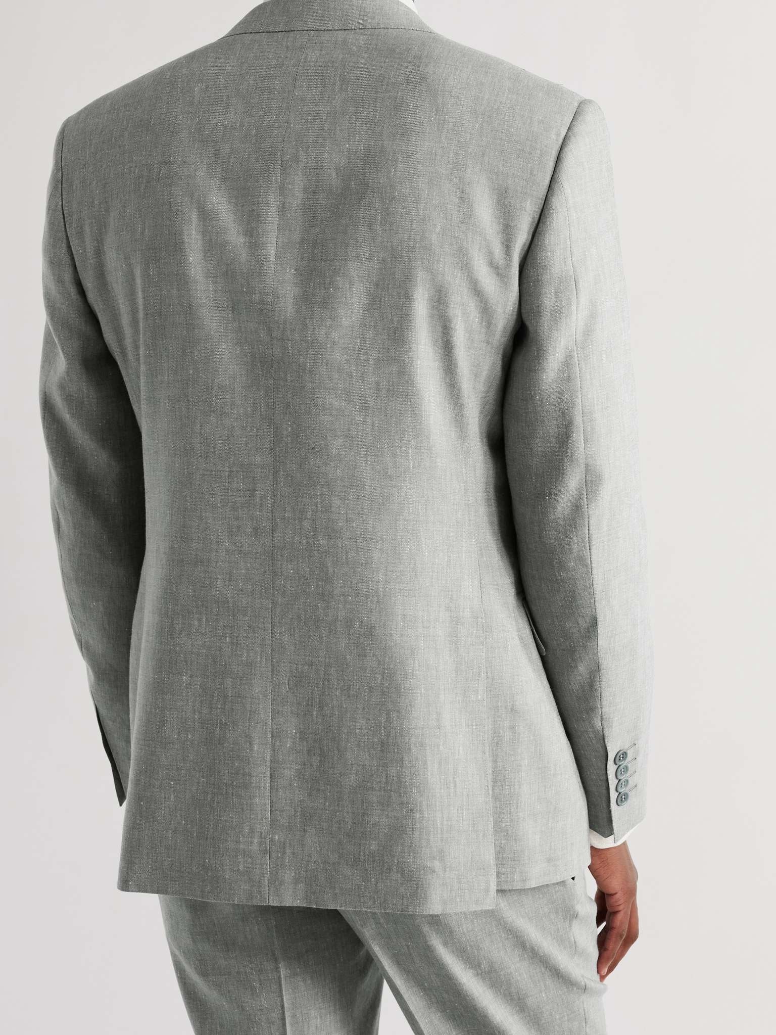 Linen and Wool-Blend Suit Jacket - 4