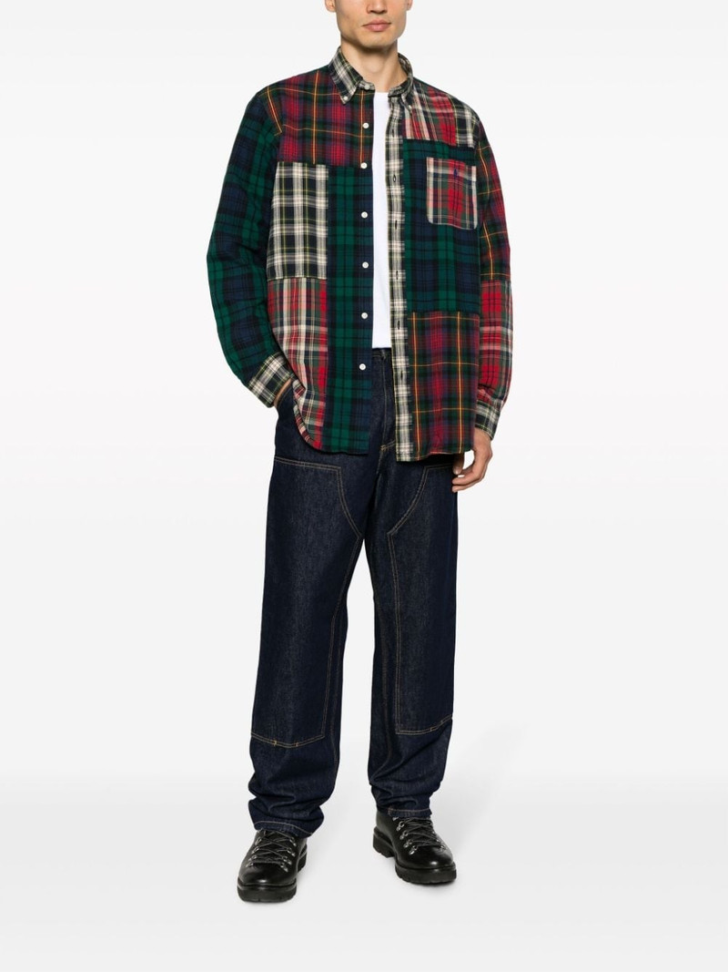 Carhartt logo-patch straight-leg jeans outlook