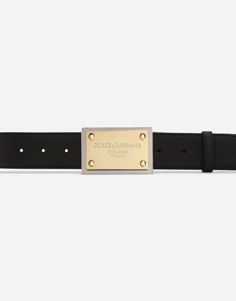 Grainy calfskin belt 3