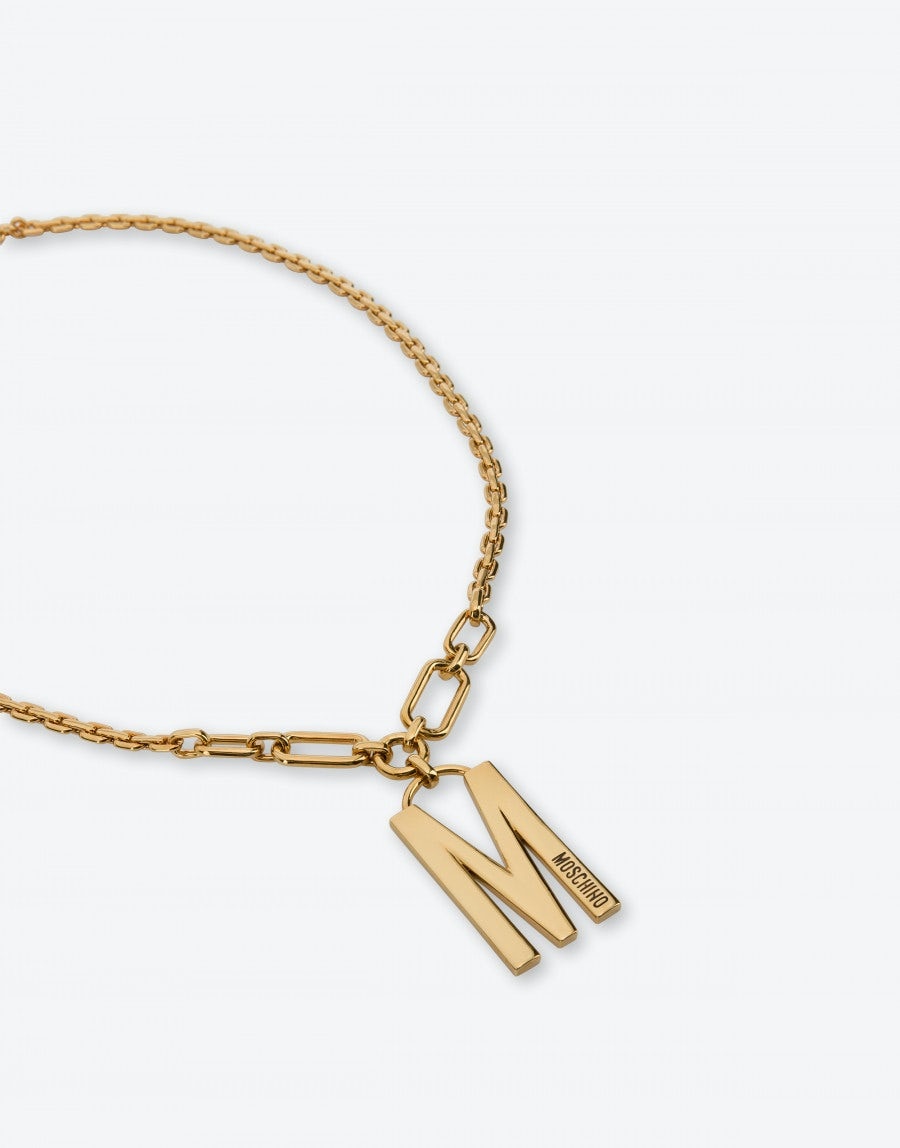 NECKLACE WITH M CHARM - 2