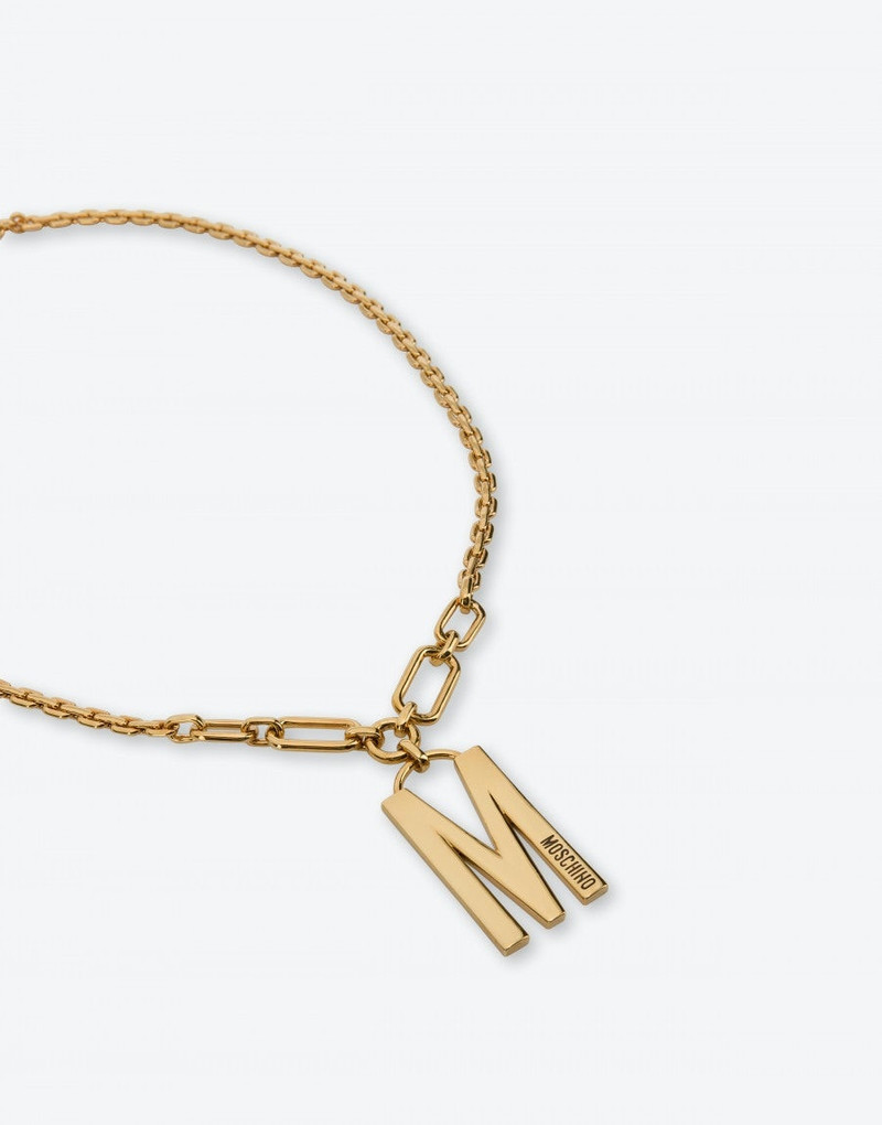 Moschino NECKLACE WITH M CHARM outlook