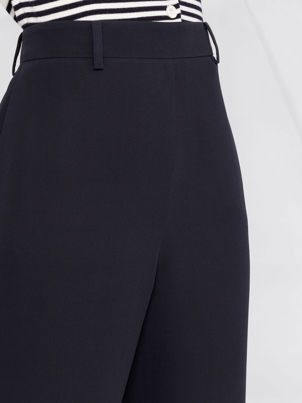 high-waisted wide-leg trousers - 3