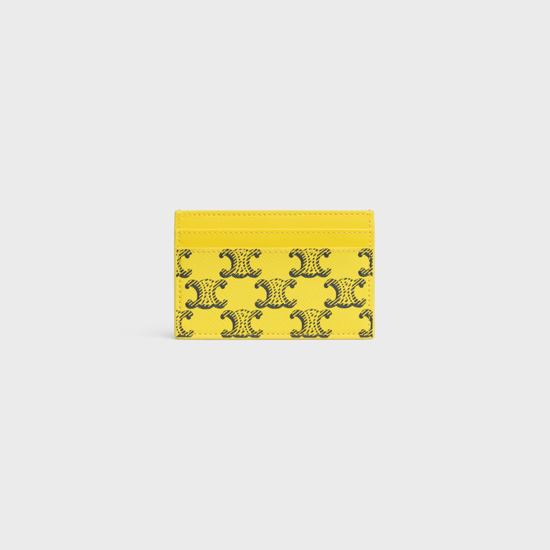 CARD HOLDER IN TRIOMPHE CANVAS AND CALFSKIN 3