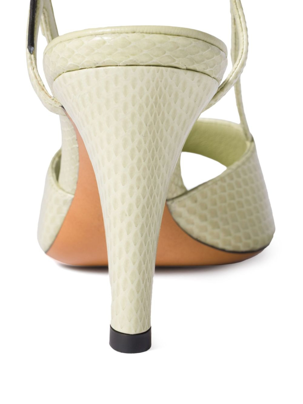 slingback leather sandals - 3