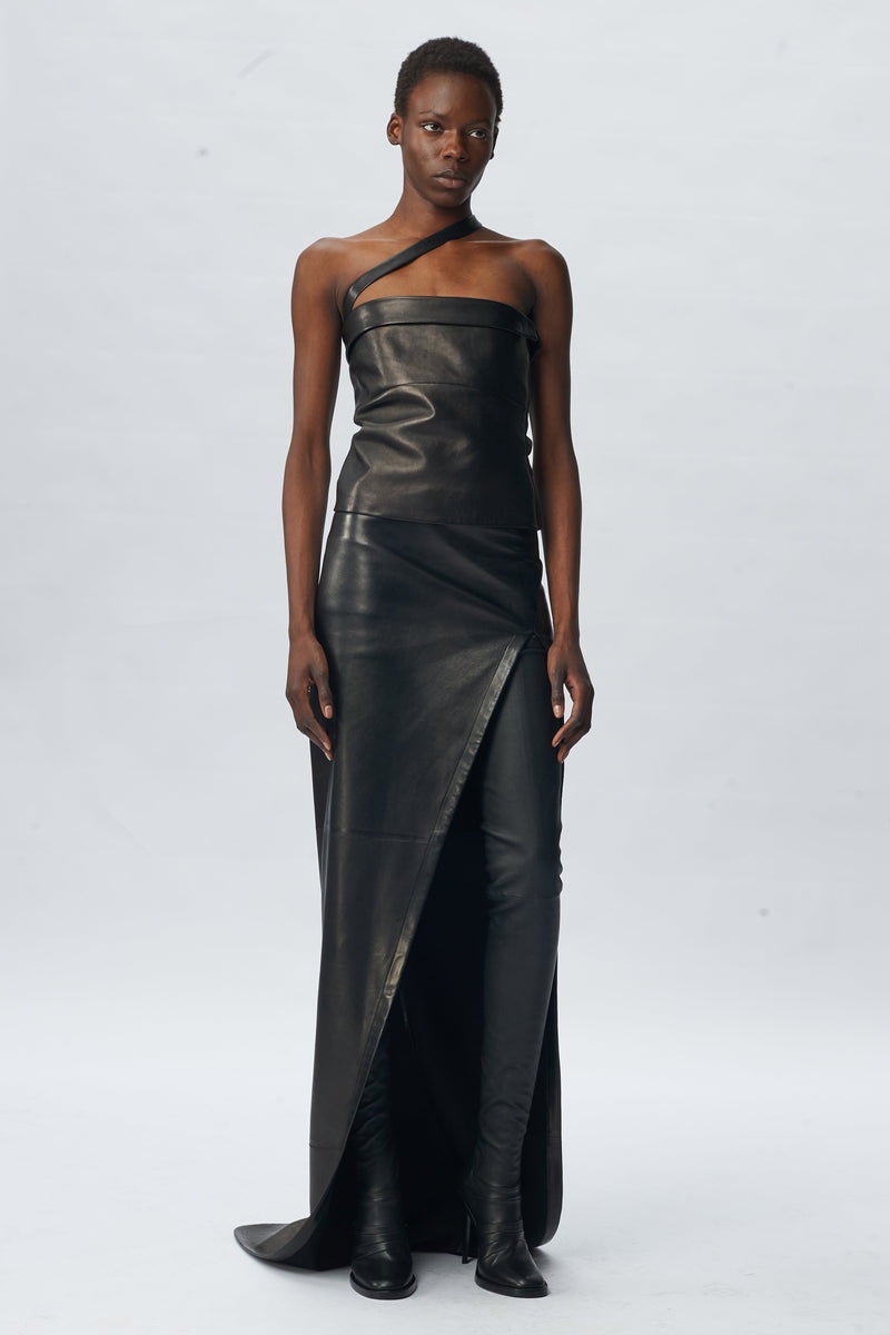【関税込み】ann demeulemeester 'Janita' skirt Black Janita Maxi Skirt by Ann Demeulemeester on Sale