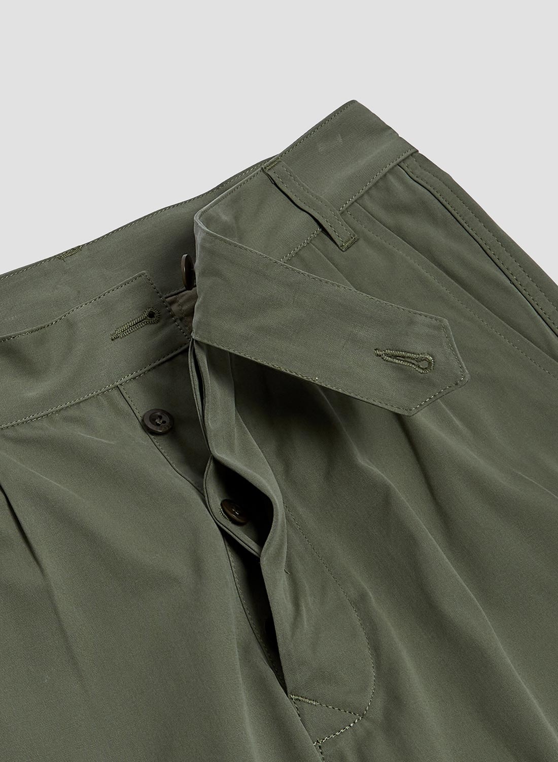 Slim Leg Chino In Army - 7