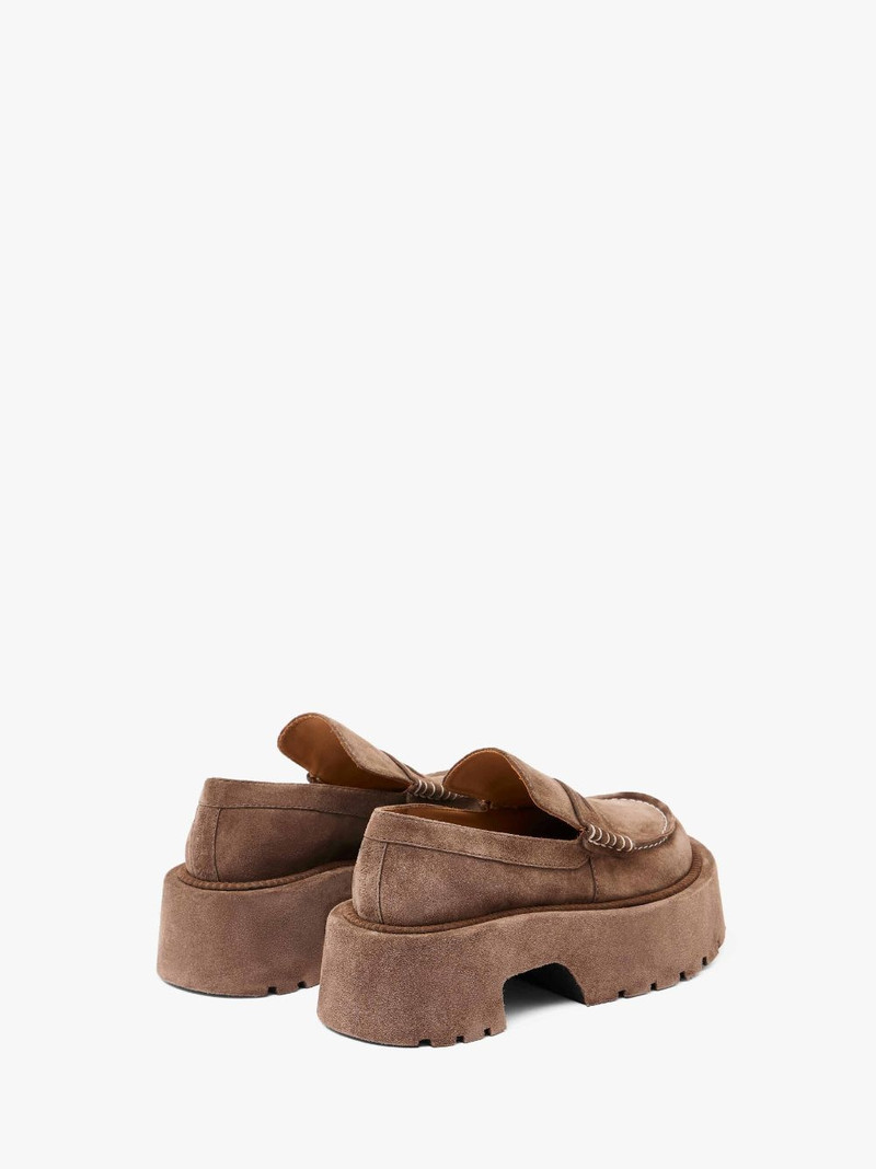 LEATHER PLATFORM MOCCASINS 3