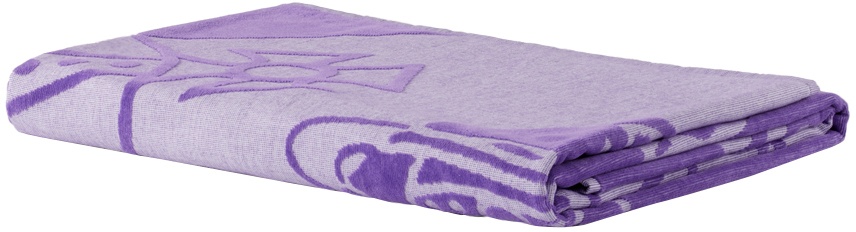 Purple Chain Orb Beach Towel - 2