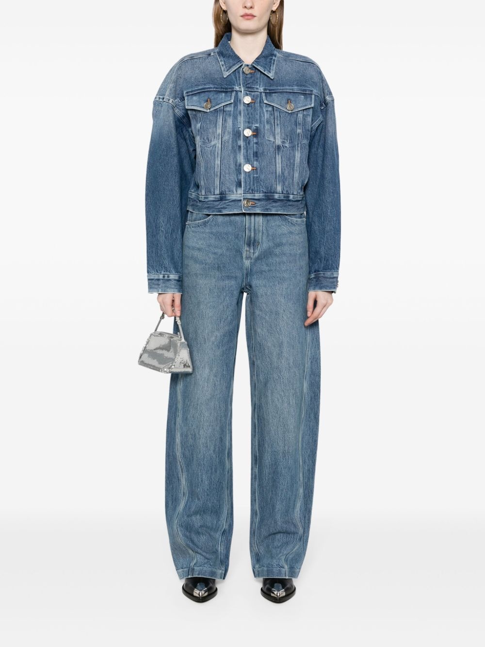 wide-leg jeans - 2