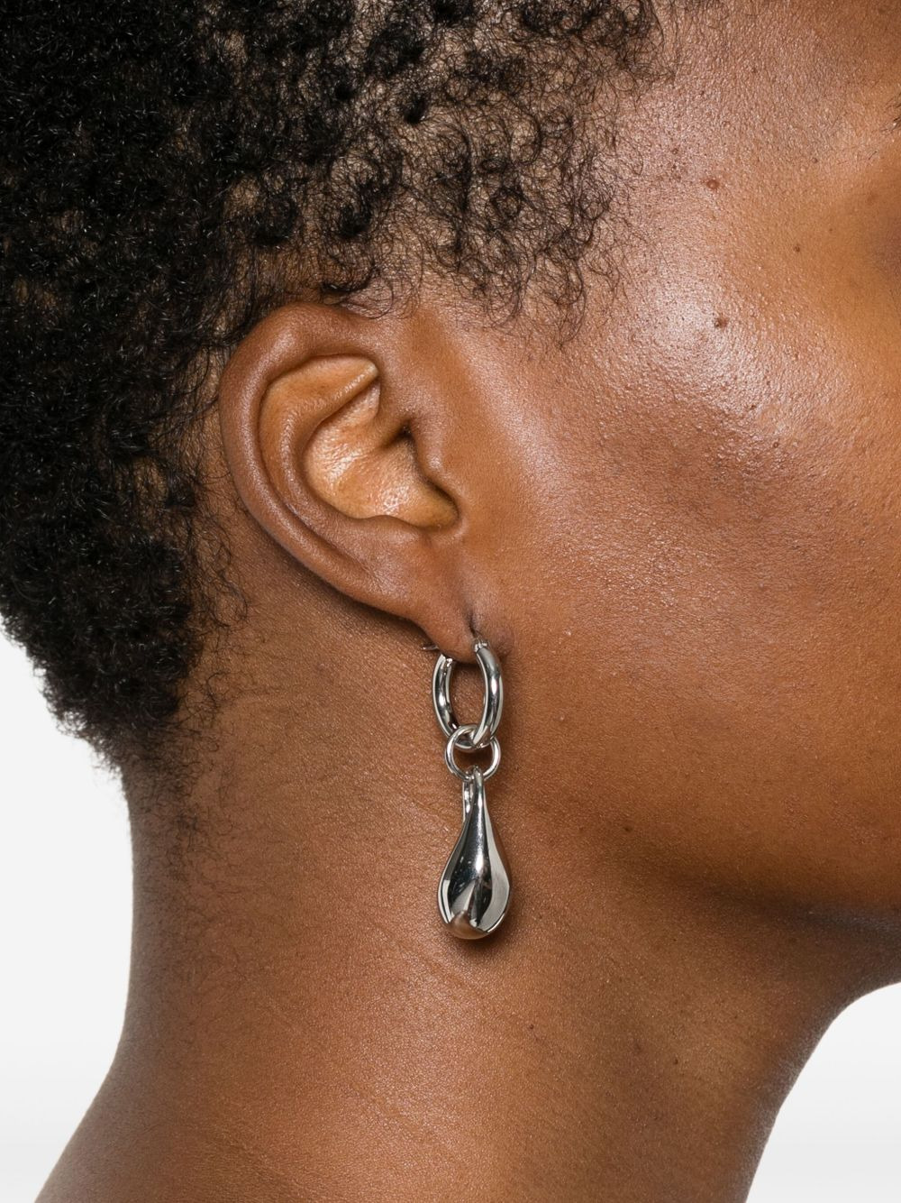 teardrop hoop earrings - 2