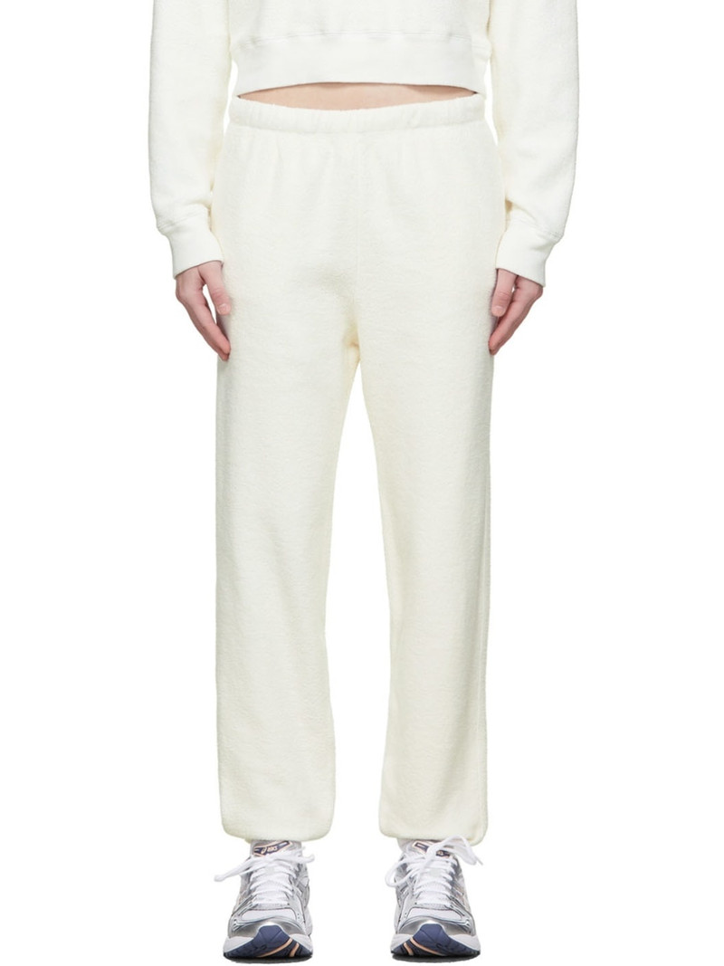 White 80s Lounge Pants - 1