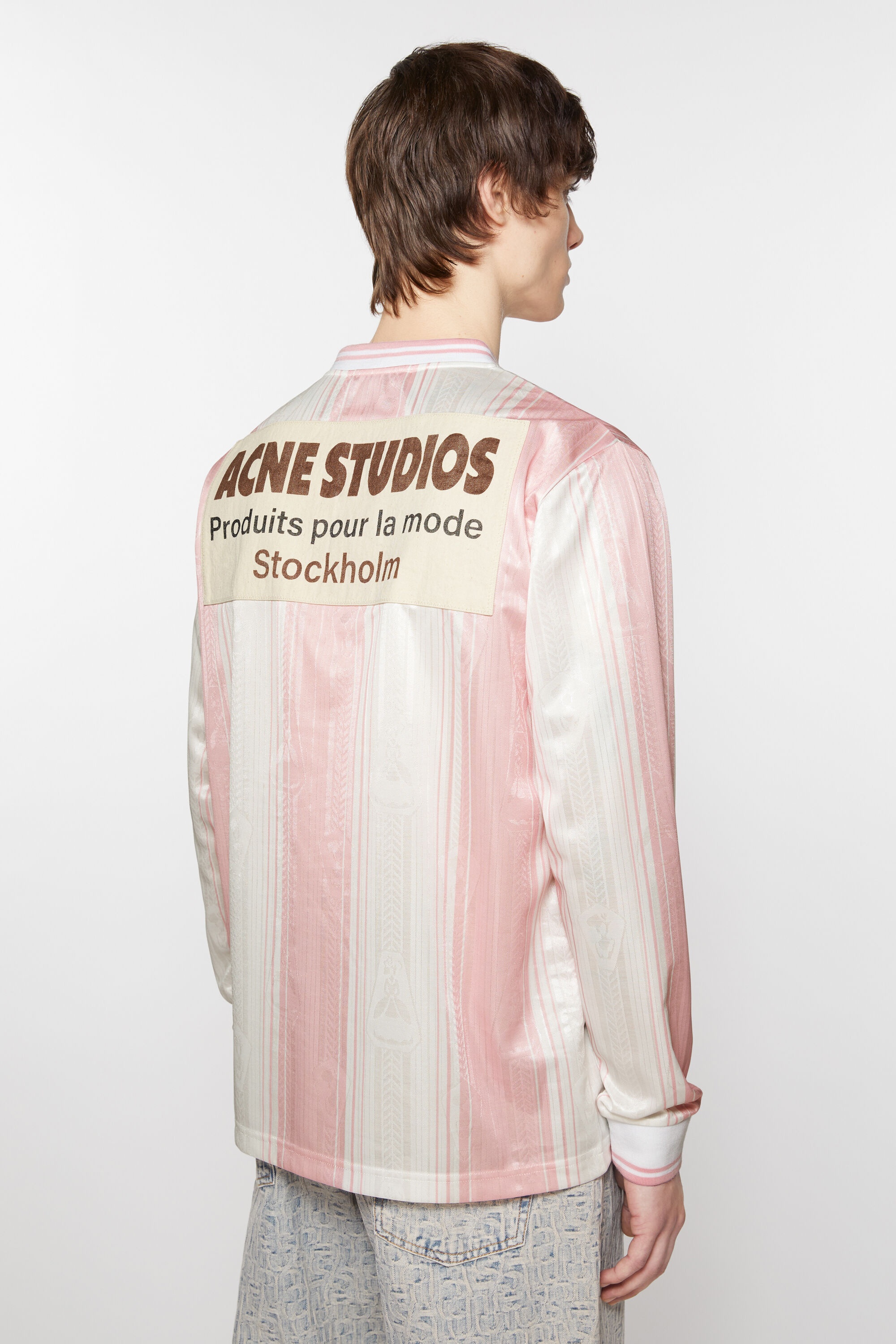 Logo long sleeve t-shirt - Pink/white - 3