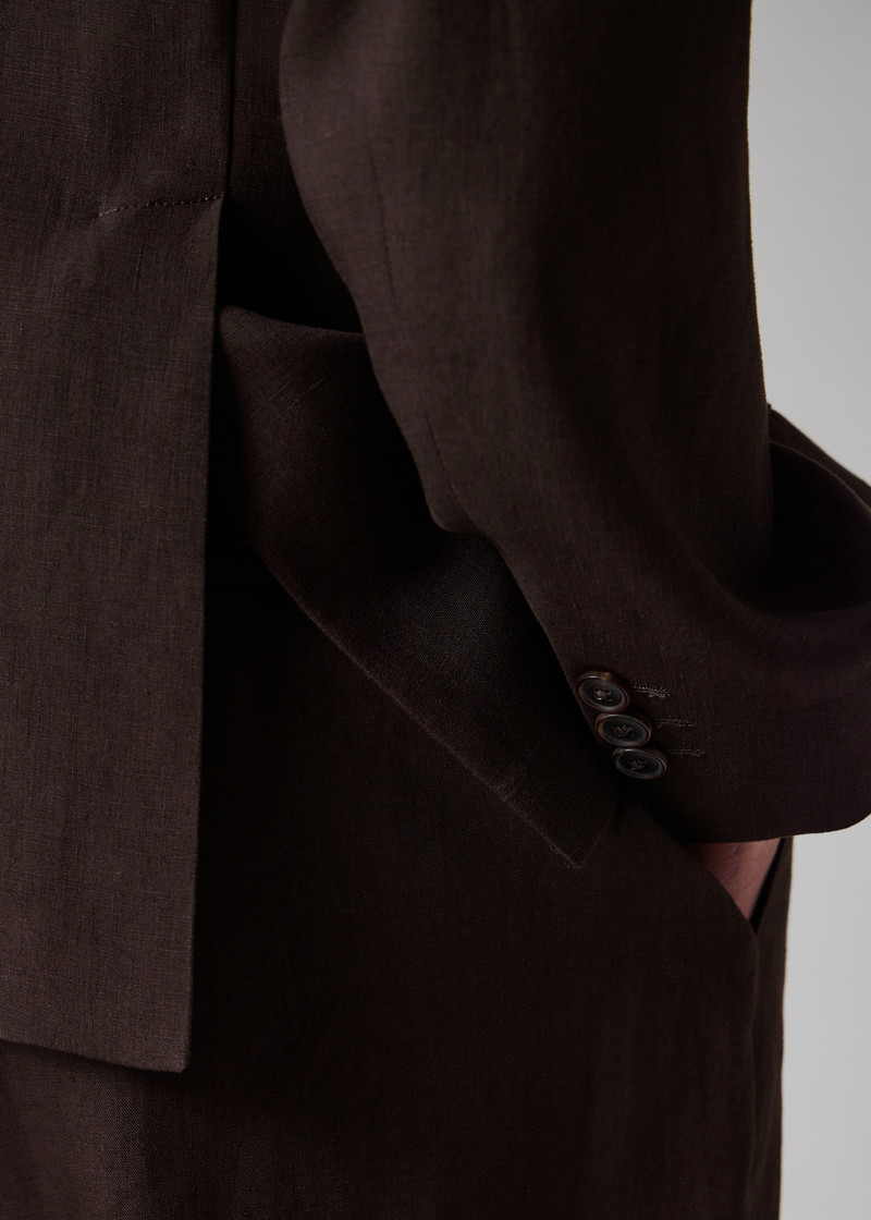 Aubergine Linen Suit 24